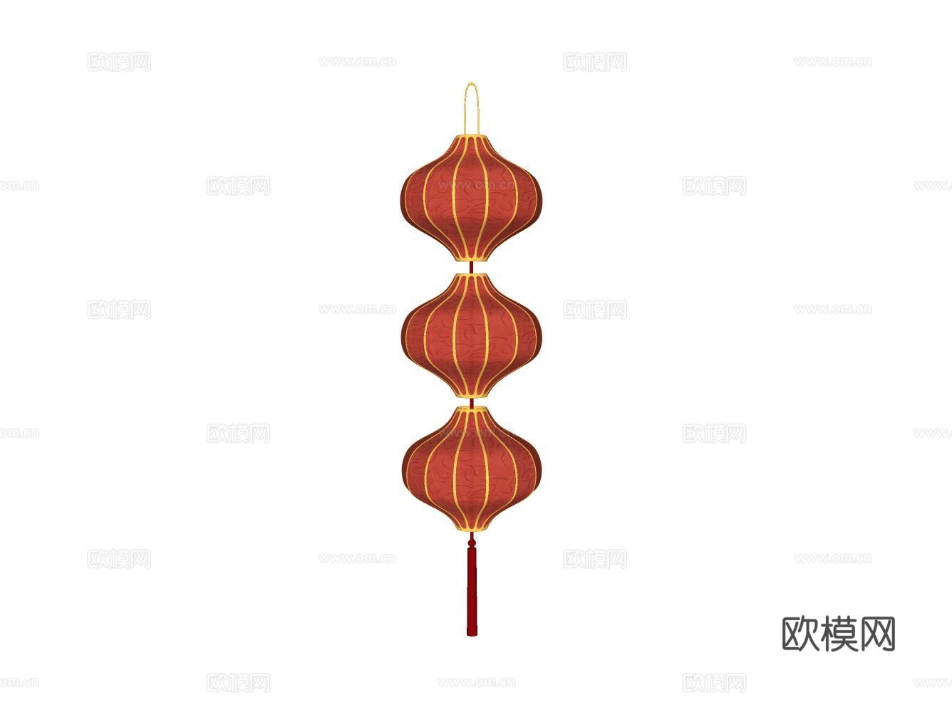 灯笼su模型