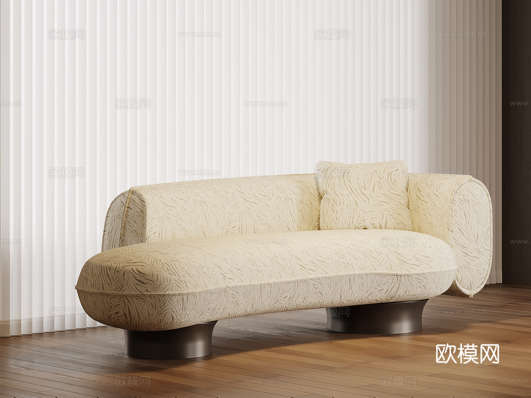 现代贵妃椅 沙发椅su模型