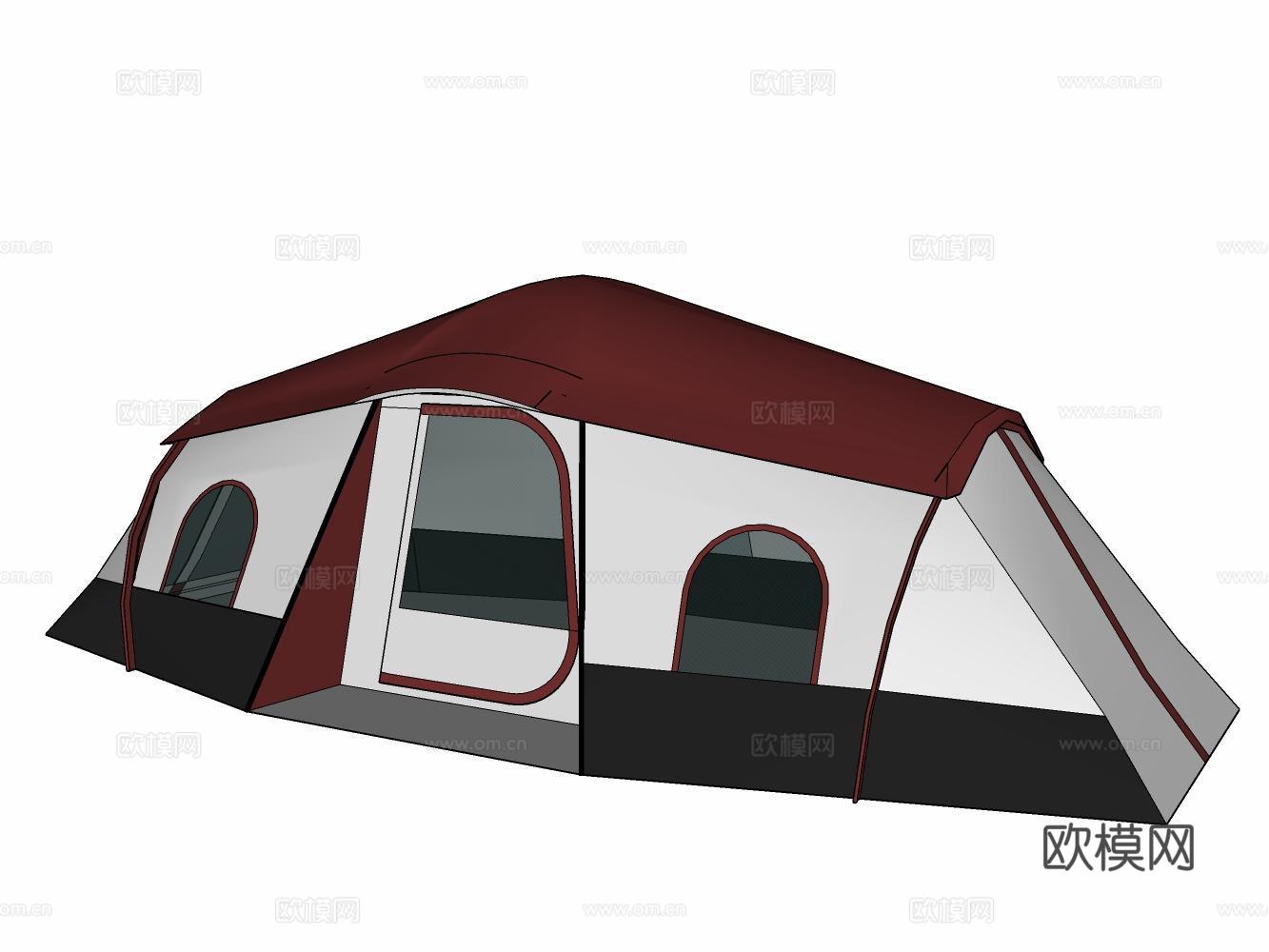 帐篷su模型