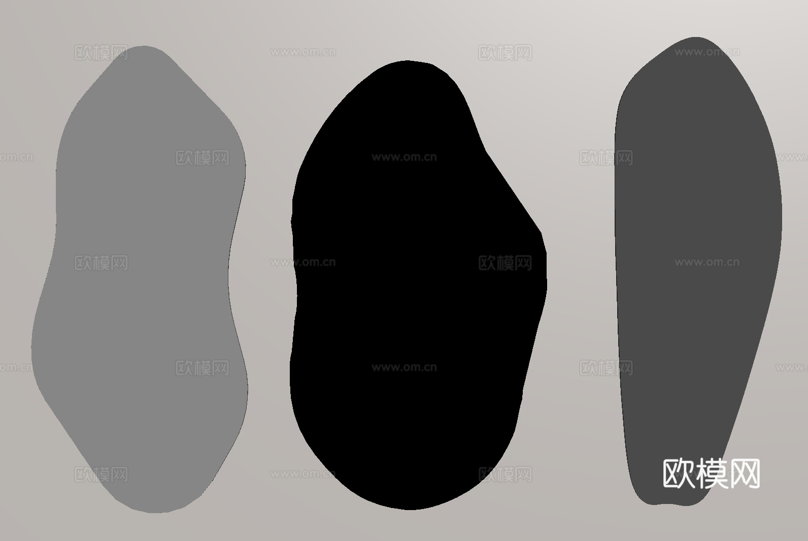 现代镜子 化妆镜 装饰镜 落地镜 异形镜子su模型