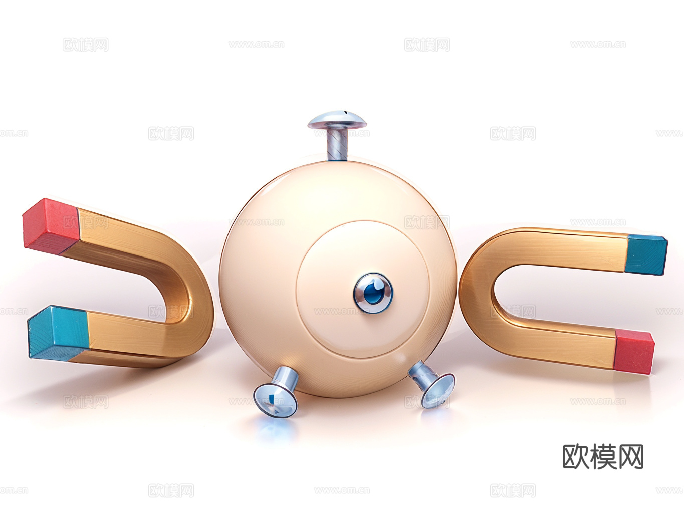 家居玩具摆件办公器材设备su模型下载（渲染图1）