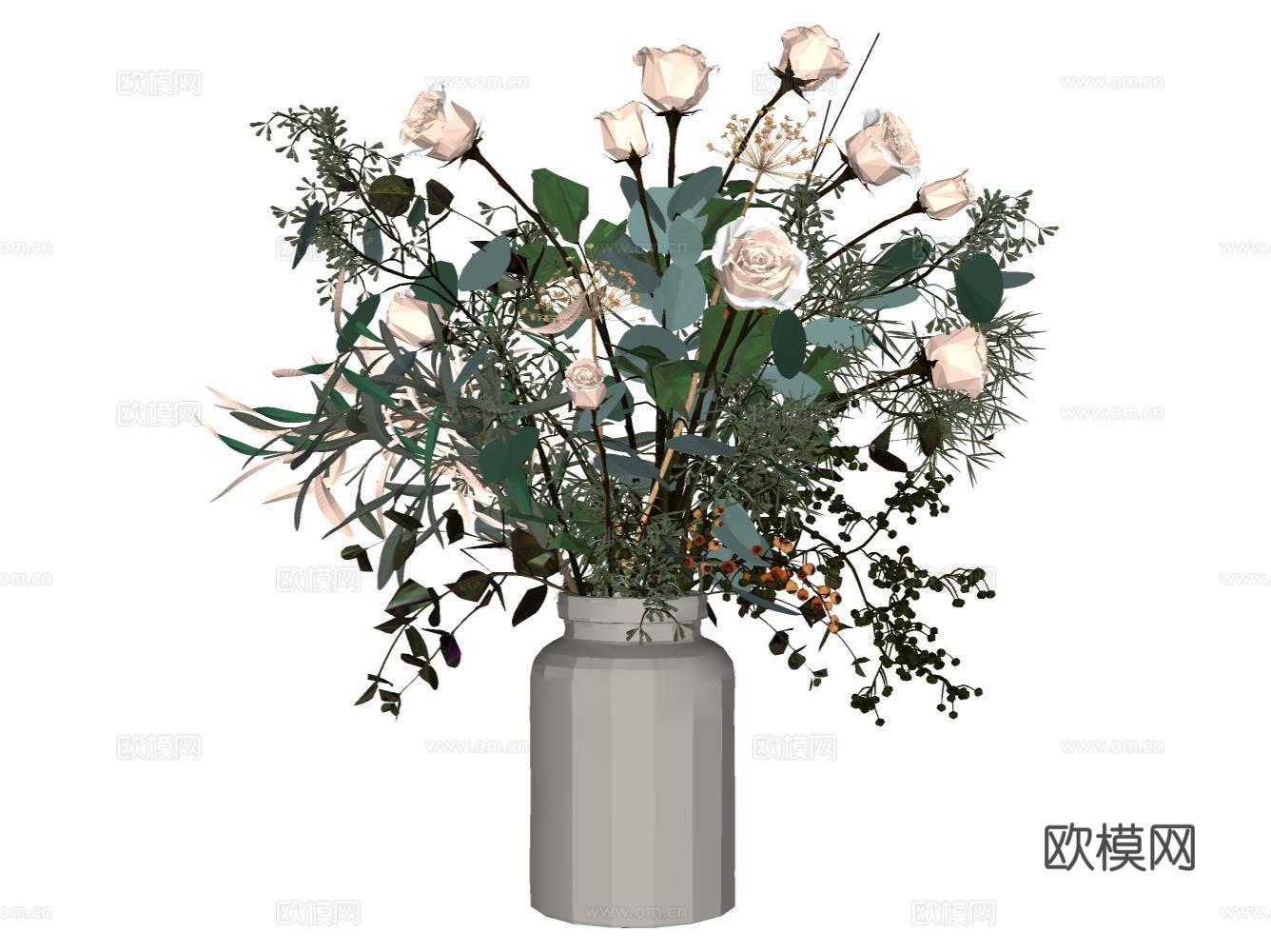 家居玩具摆件办公器材设备su模型下载（渲染图2）