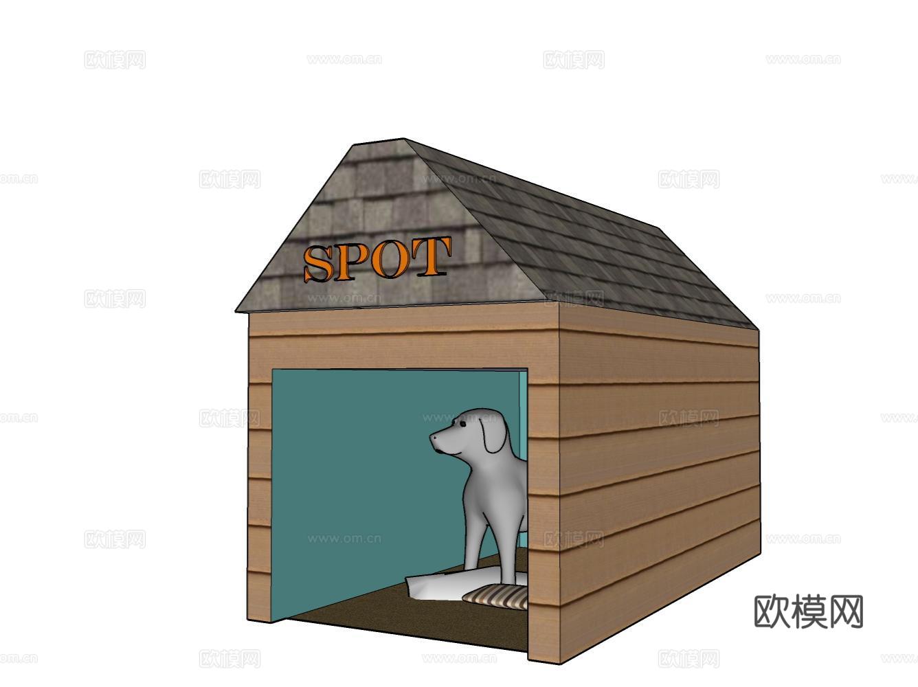 狗窝su模型