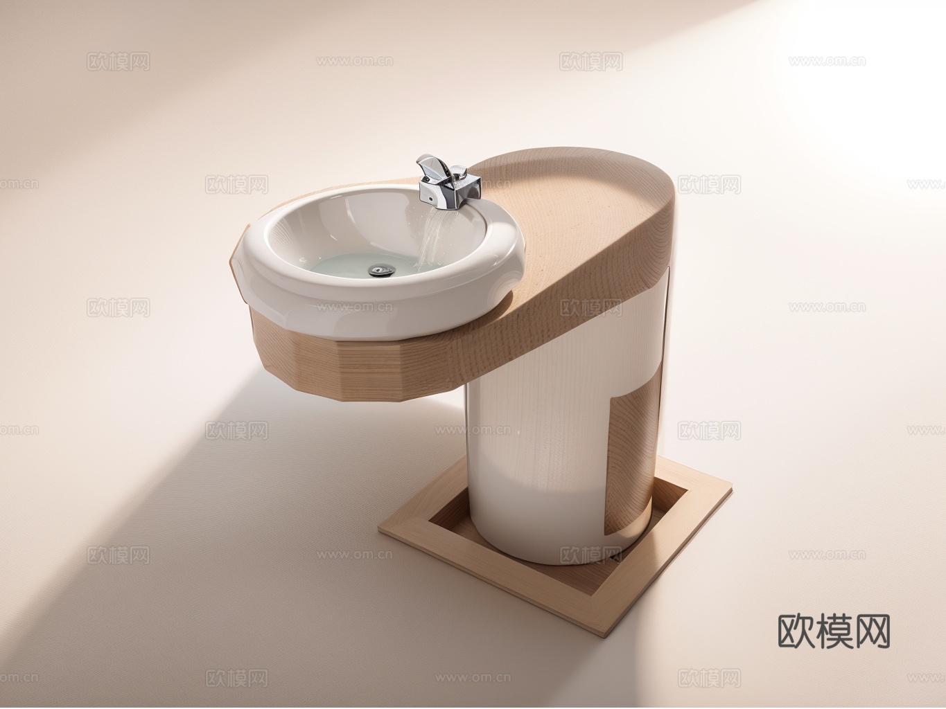 洗手台su模型