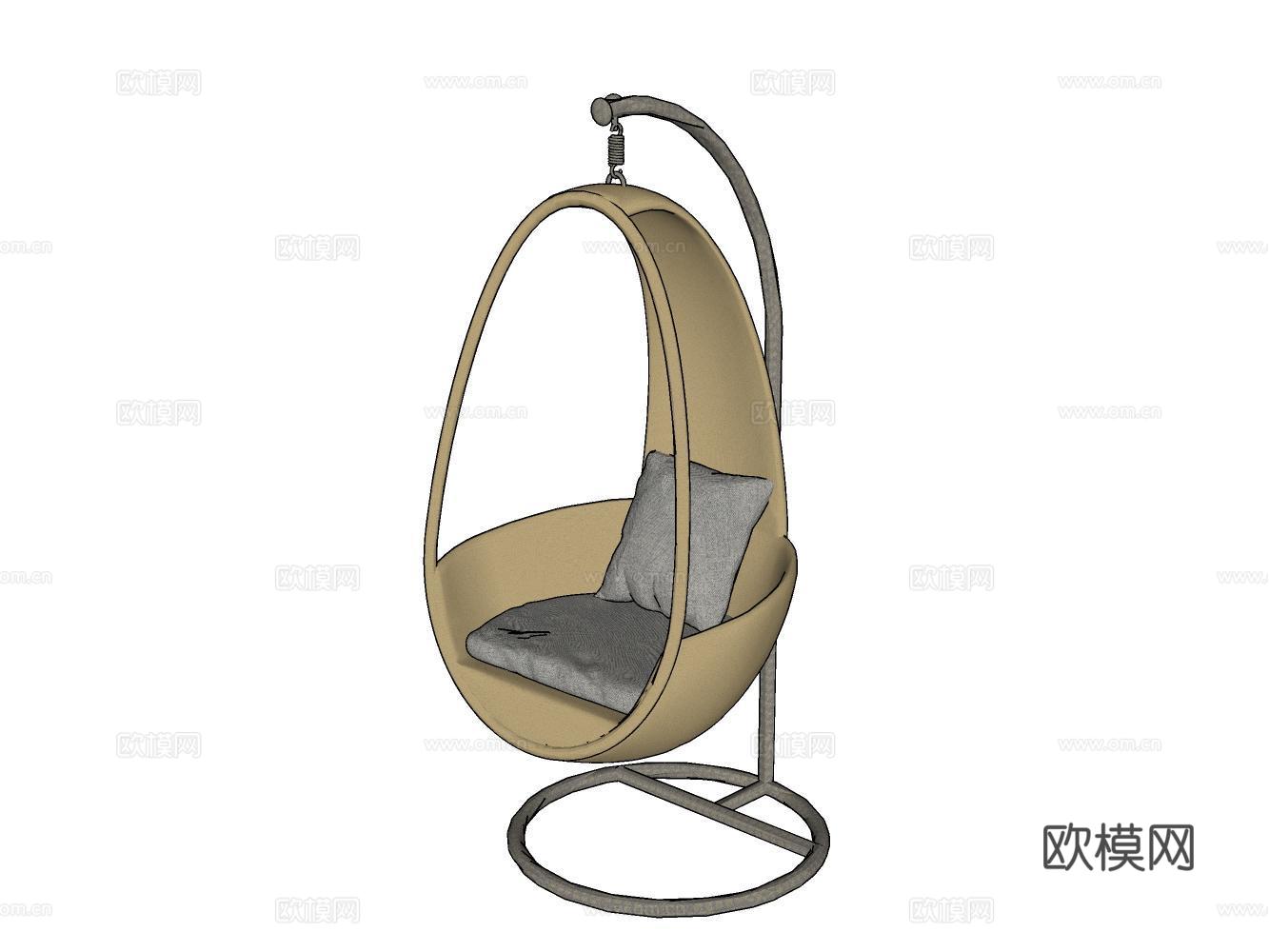吊椅su模型