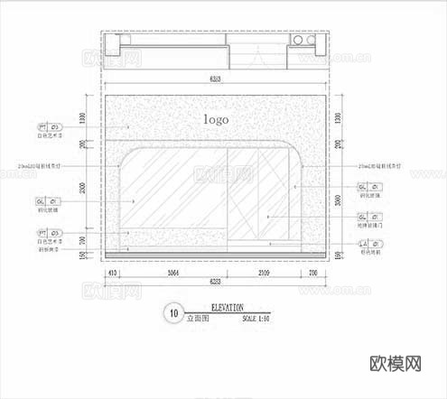 宠物店  最新全套施工图 效果图合集cad施工图