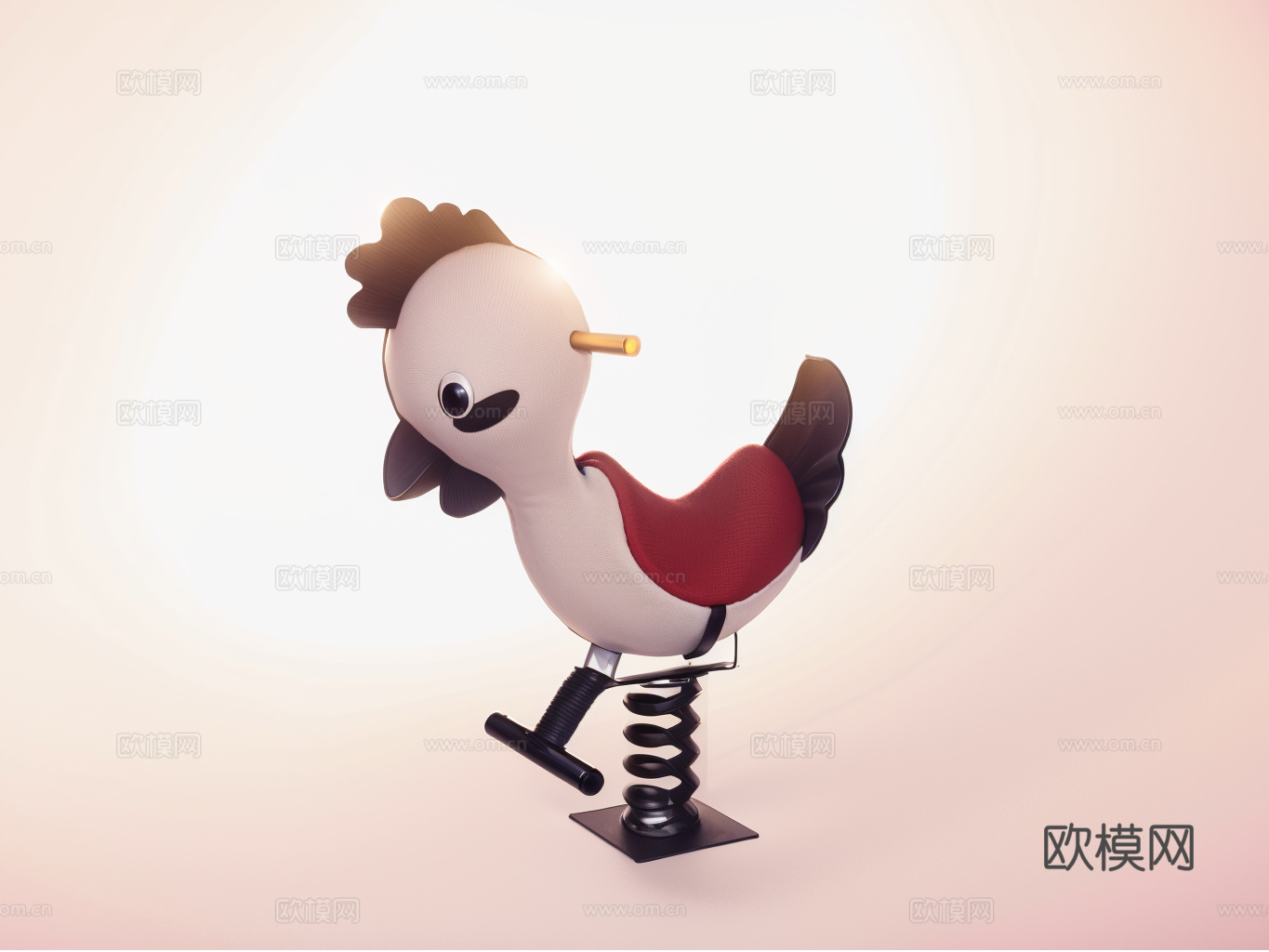 家居玩具摆件办公器材设备su模型下载（渲染图1）