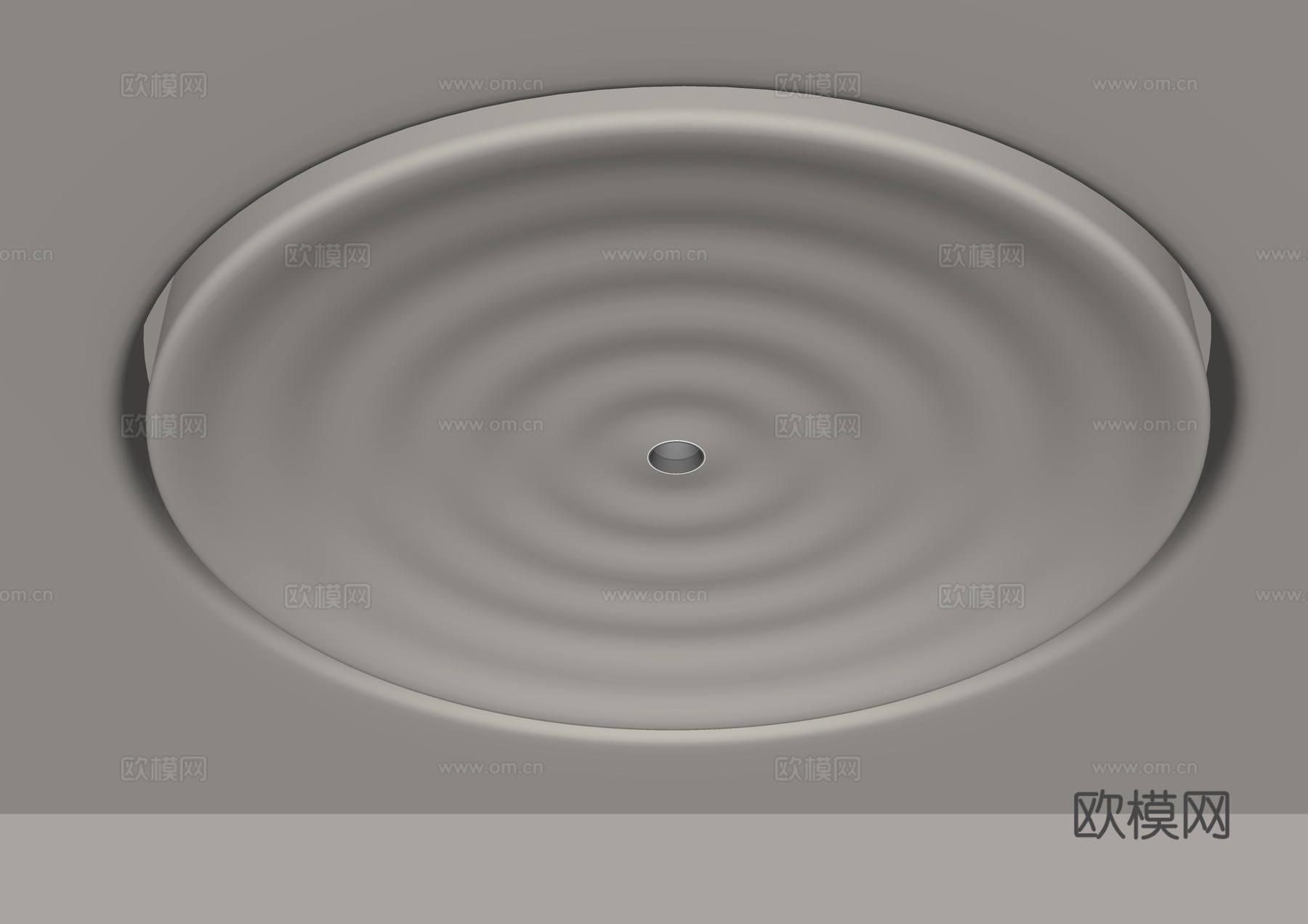 宅寂风格吊顶 圆形异形吊顶 悬浮吊顶 奶油风吊顶吊灯 书房吊su模型