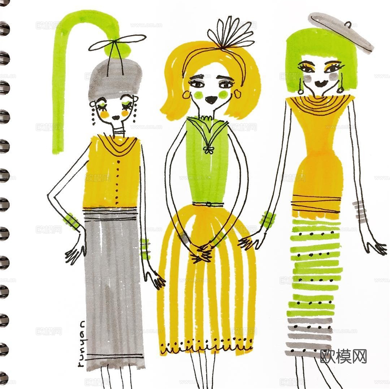 可爱动物手绘，创意童趣插画，猫咪动物插画，治愈系插画，可爱儿下载