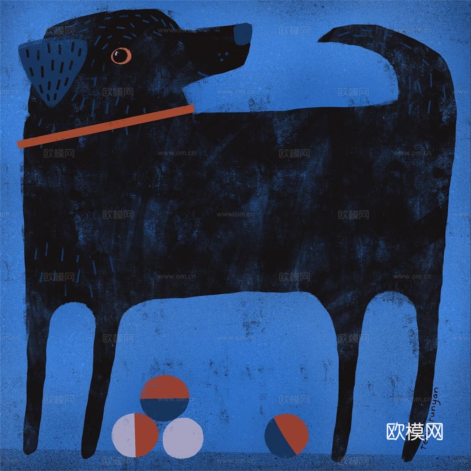 可爱动物手绘，创意童趣插画，猫咪动物插画，治愈系插画，可爱儿下载