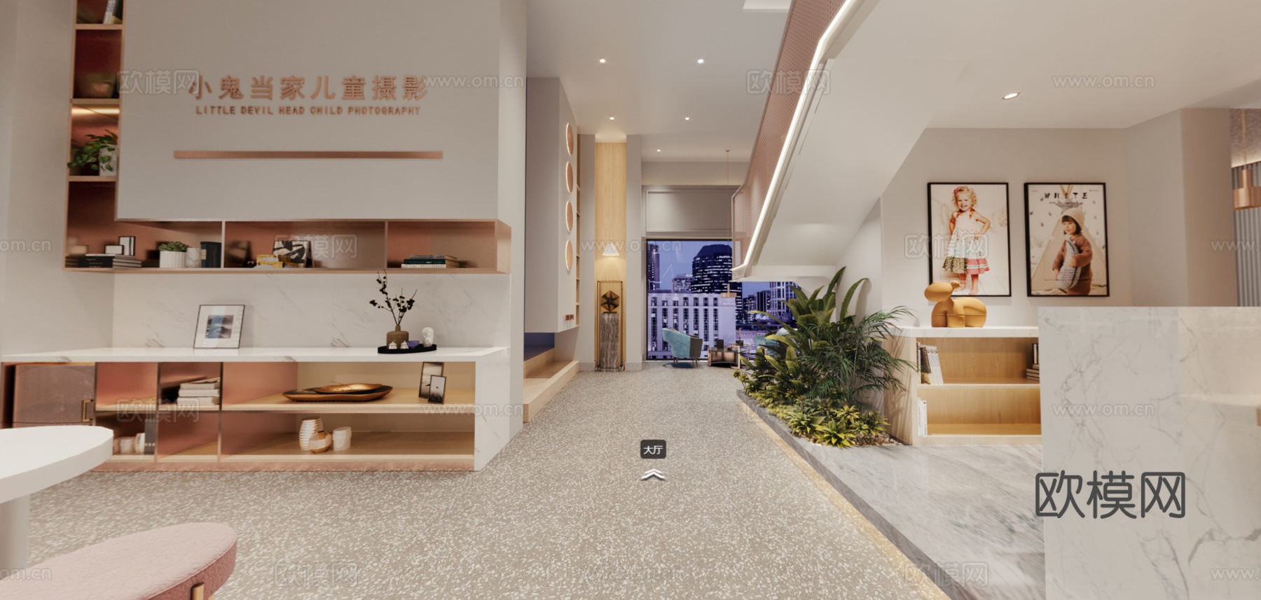 摄影工作室 最新全套施工图 效果图合集cad施工图