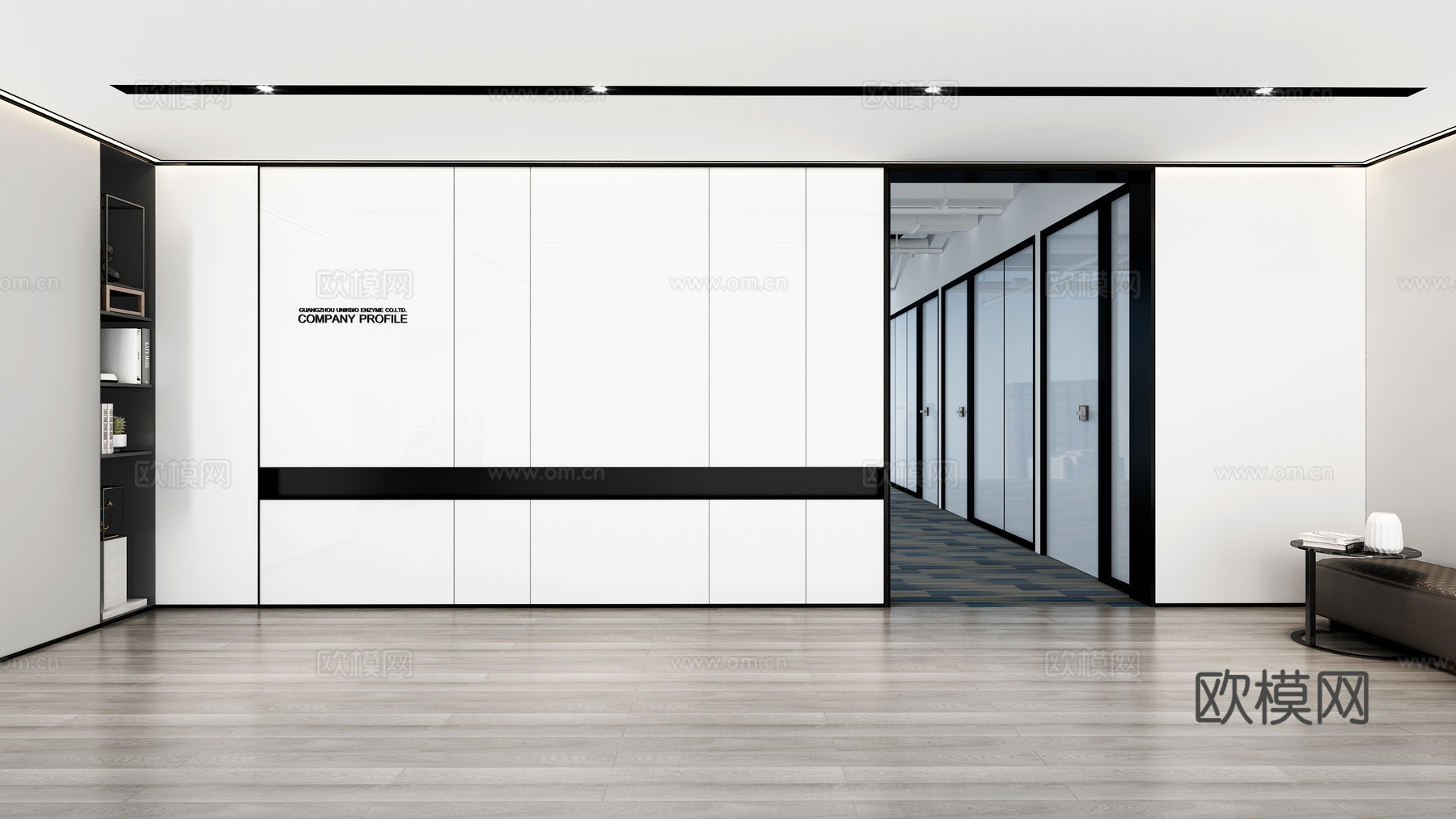 570平办公室 最新全套施工图 效果图合集cad施工图