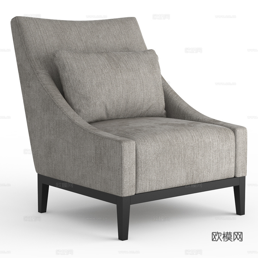 丹通艾利斯扶手椅3d模型下载