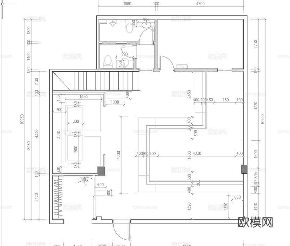 日式餐厅 最新全套施工图 效果图合集cad施工图