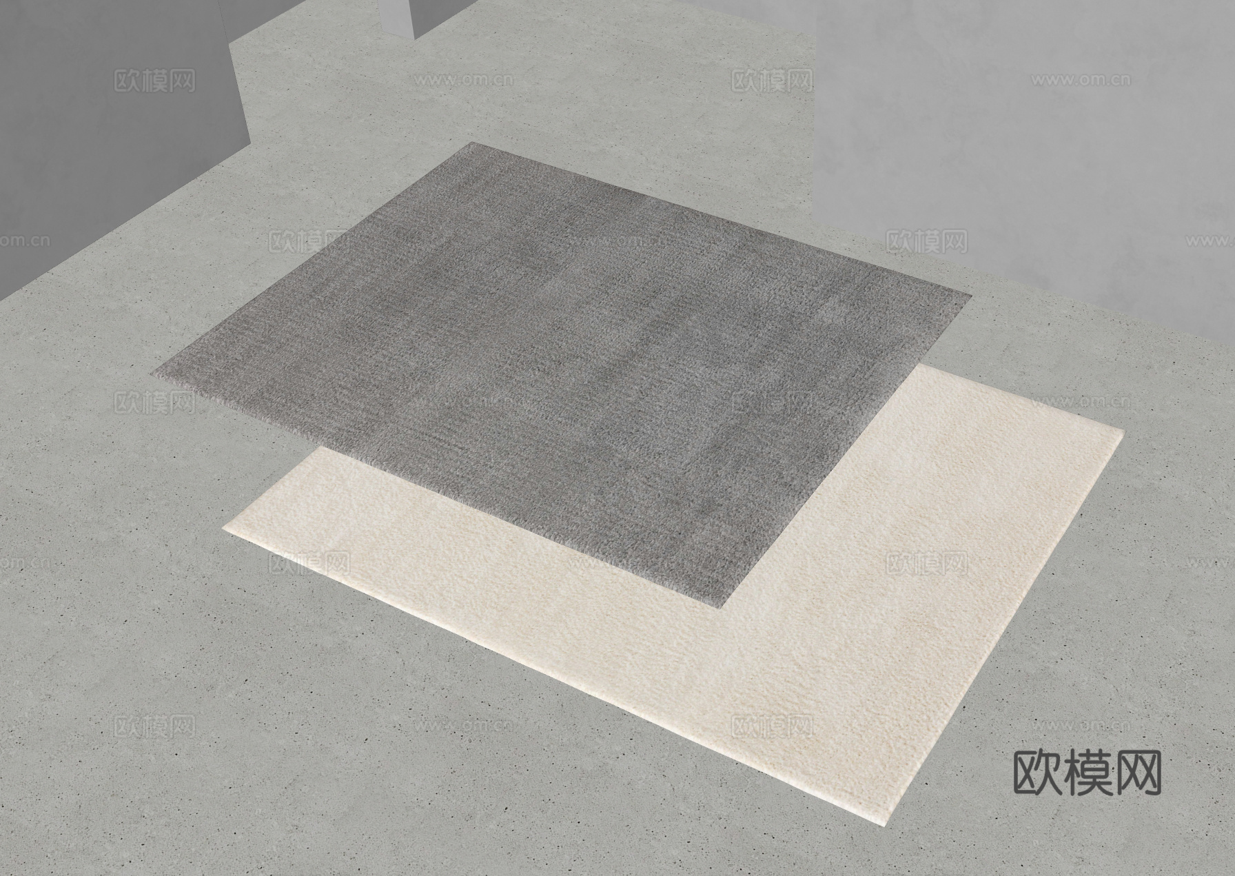 poliform现代地毯 布艺地毯su模型