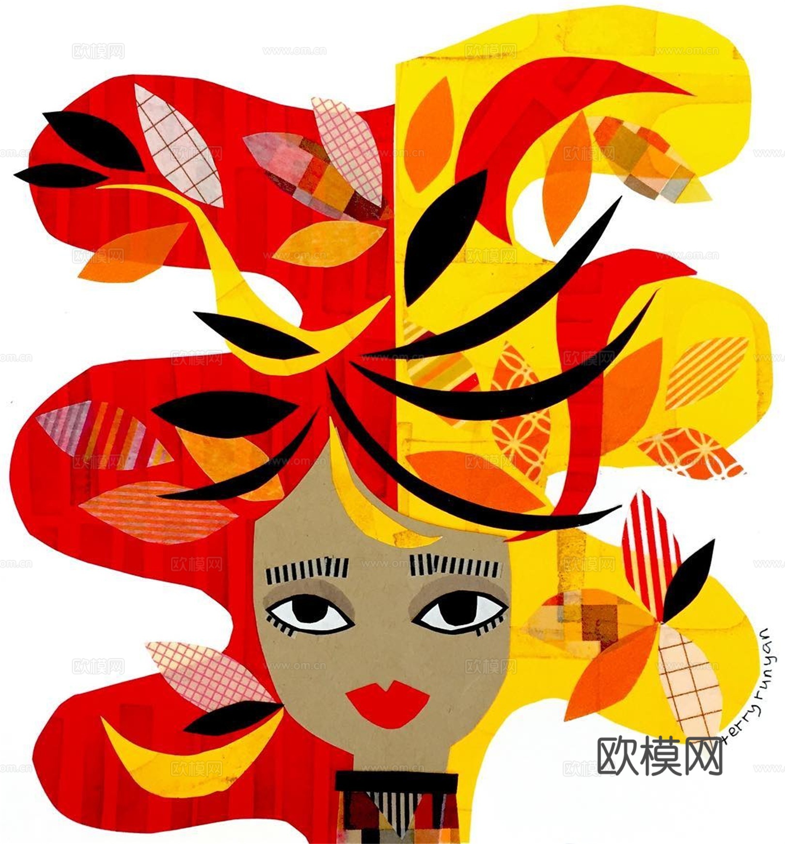 可爱动物手绘，创意童趣插画，猫咪动物插画，治愈系插画，可爱儿