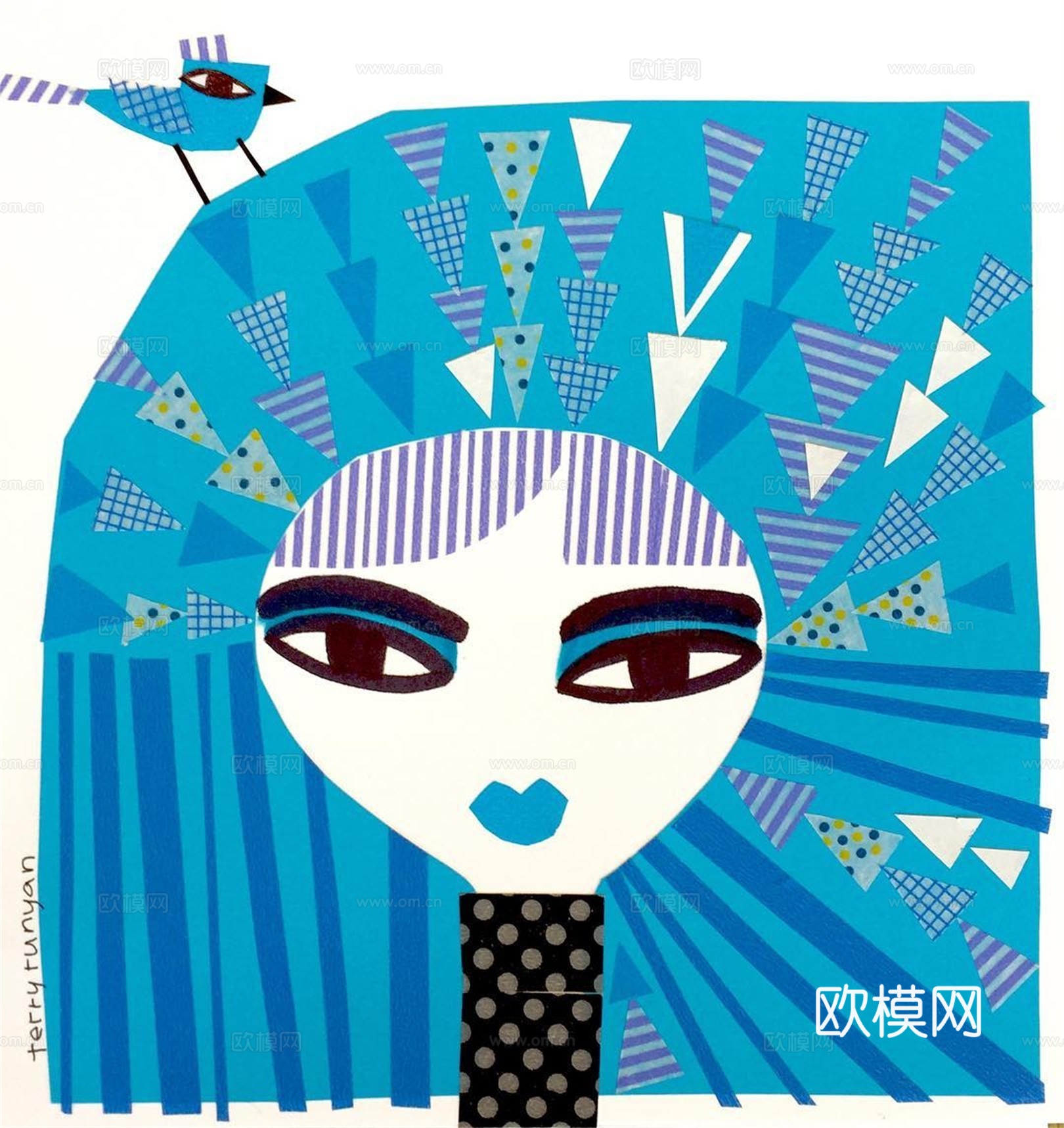 可爱动物手绘，创意童趣插画，猫咪动物插画，治愈系插画，可爱儿