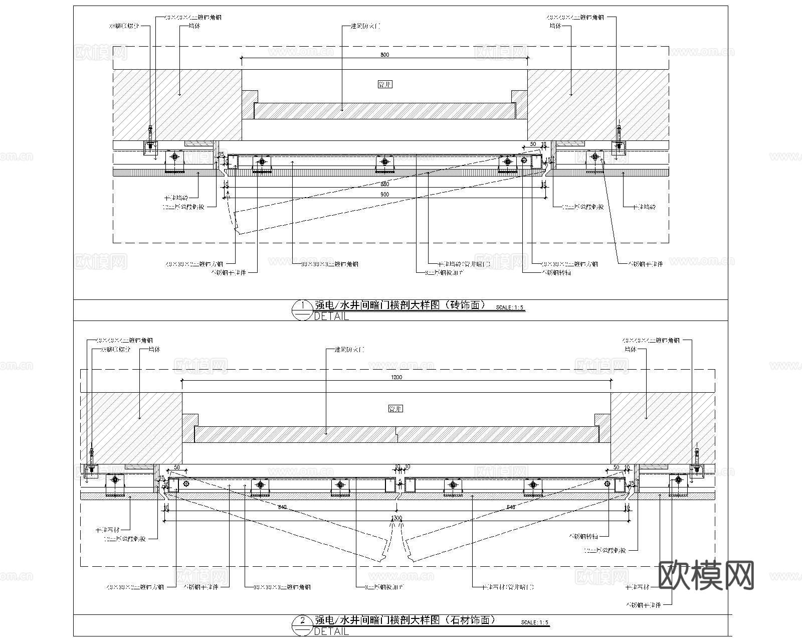 管道井门CAD施工图cad施工图