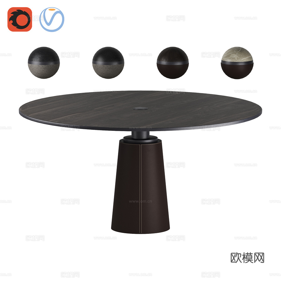 Mesa and Mesa Due 系列桌3d模型下载