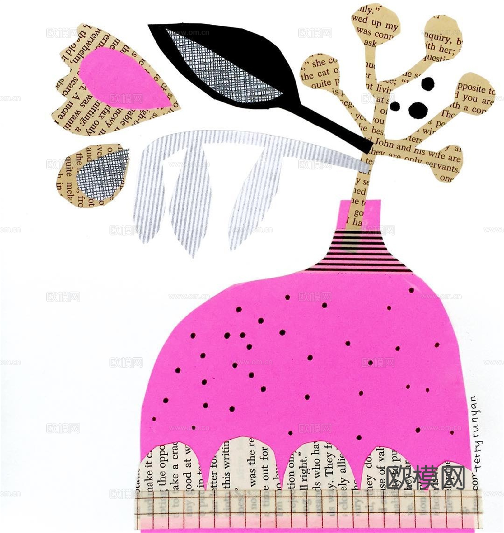 可爱动物手绘，创意童趣插画，猫咪动物插画，治愈系插画，可爱儿下载