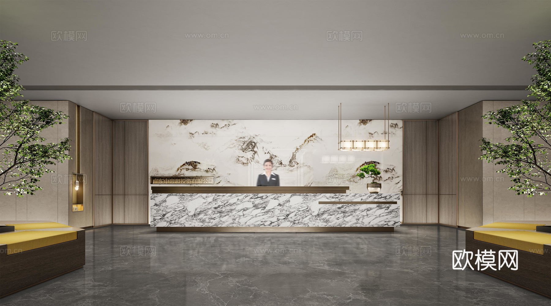 高级感公司办公室 最新全套施工图 效果图合集cad施工图