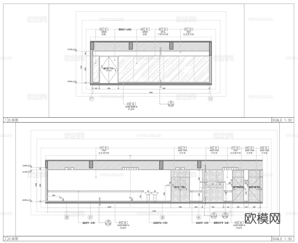 康养医疗 最新全套施工图 效果图合集cad施工图