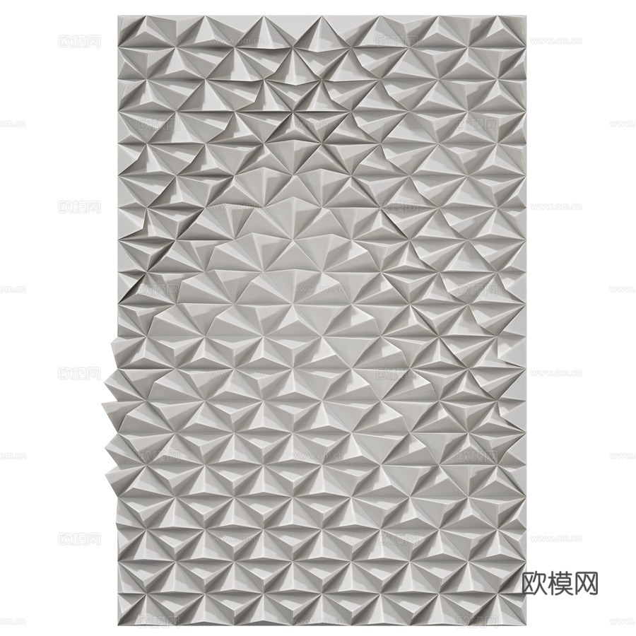 安娜·克鲁赫尔斯卡 06 墙面雕塑 Pano3d模型下载（渲染图1）