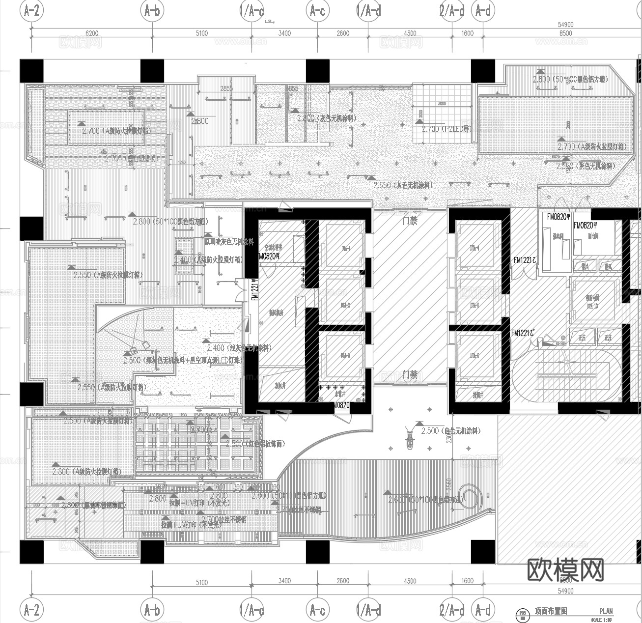 史馆展厅 最新全套施工图 效果图合集cad施工图