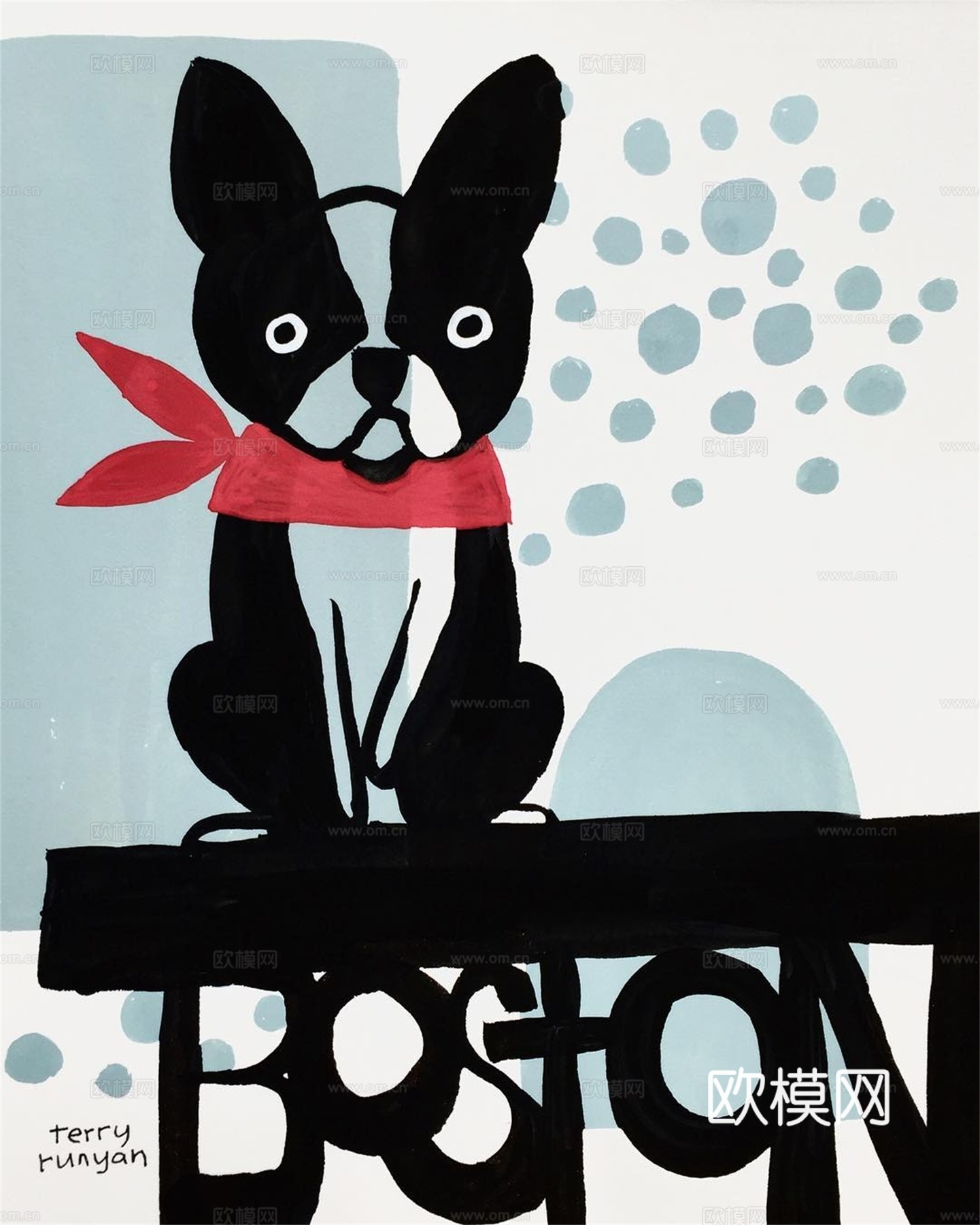 可爱动物手绘创意童趣插画猫咪动物插画治愈系插画可爱儿童插画下载