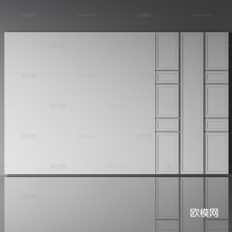 墙板 №33d模型下载（渲染图3）