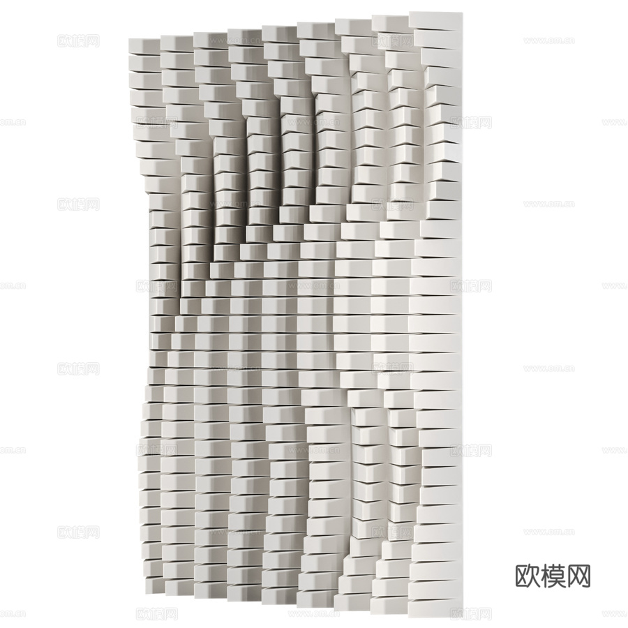 安娜·克鲁赫尔斯卡 01 墙面雕塑 Pano3d模型下载（渲染图5）