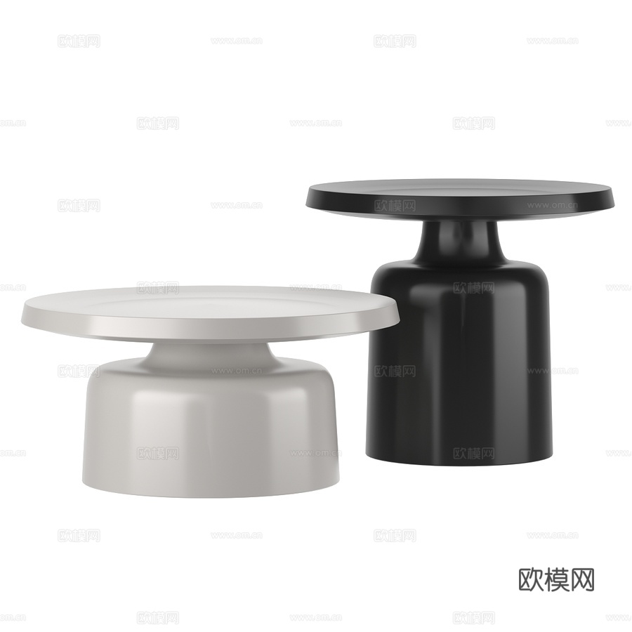 Tuba咖啡桌3d模型下载（渲染图1）