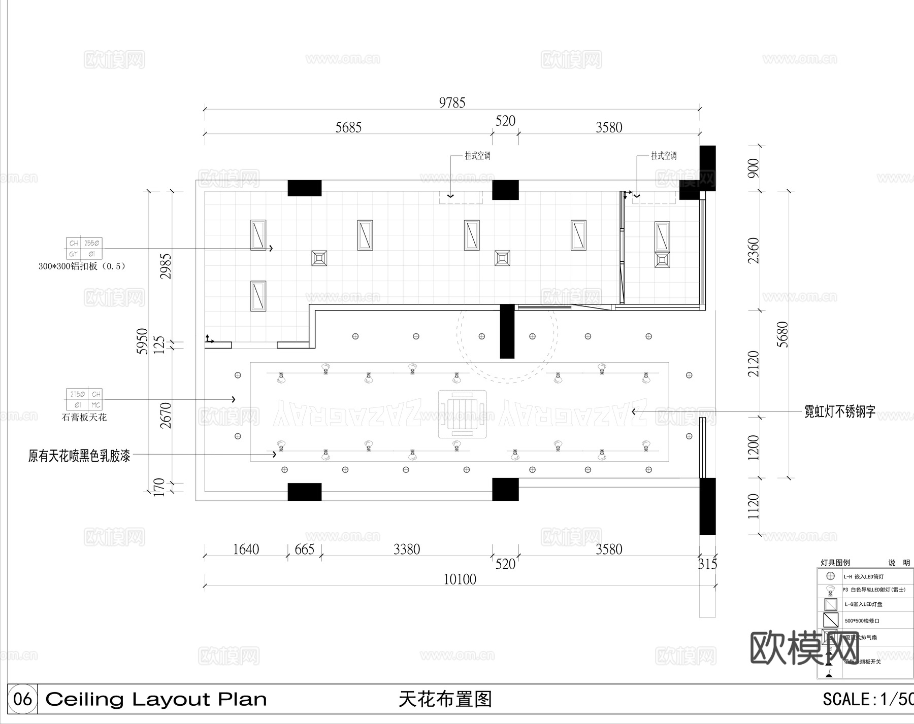 特色快餐厅 最新全套施工图 效果图合集cad施工图