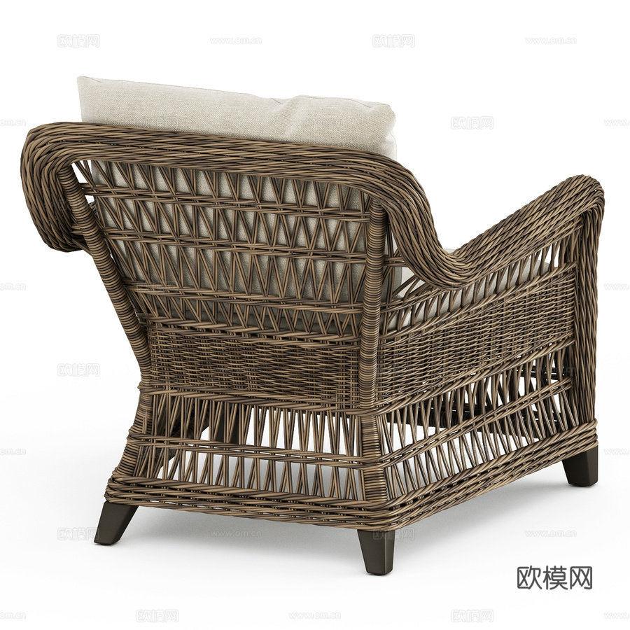 Janus et Cie 凉亭休闲椅3d模型下载（渲染图4）