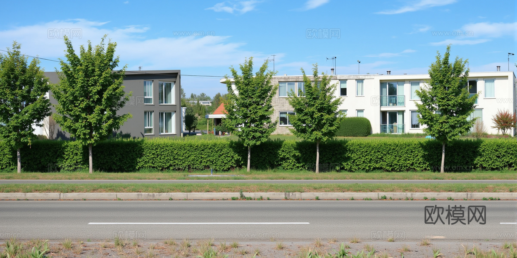 现代都市风景 街道风景  街景 大街 门面房窗景