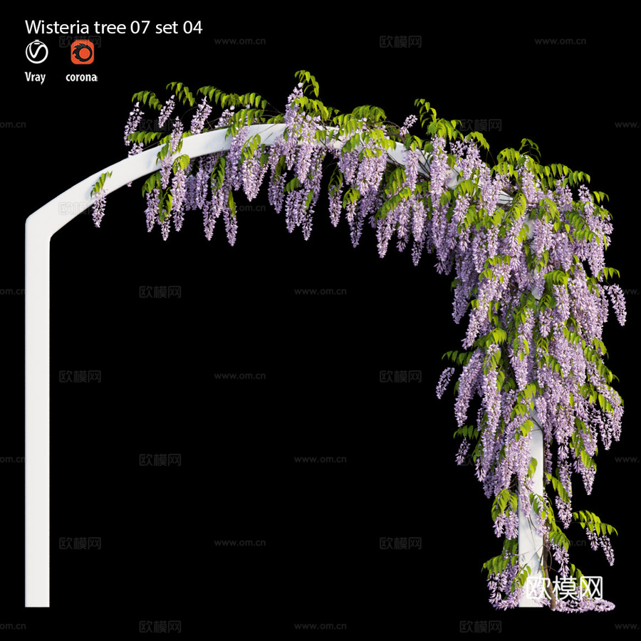 紫藤树07套装043d模型下载（渲染图1）