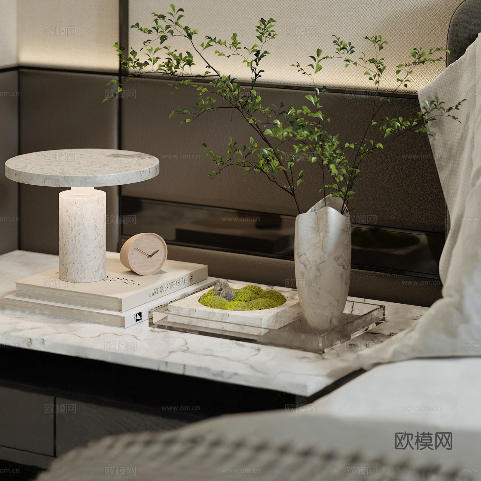 意式摆件组合3d模型下载