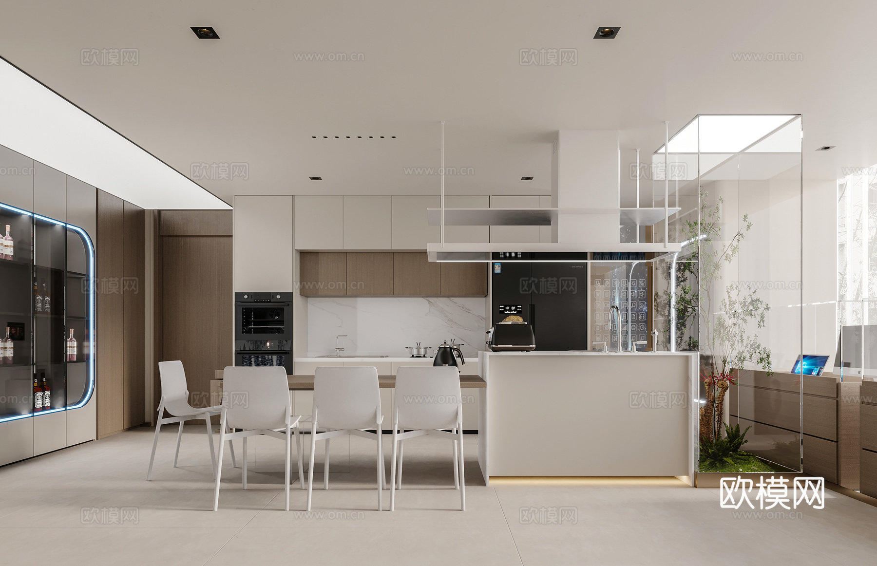 华为智能展厅 最新全套施工图 效果图合集cad施工图