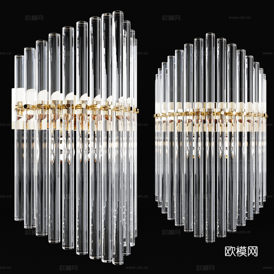 Bontara Verta壁灯3d模型下载（渲染图1）