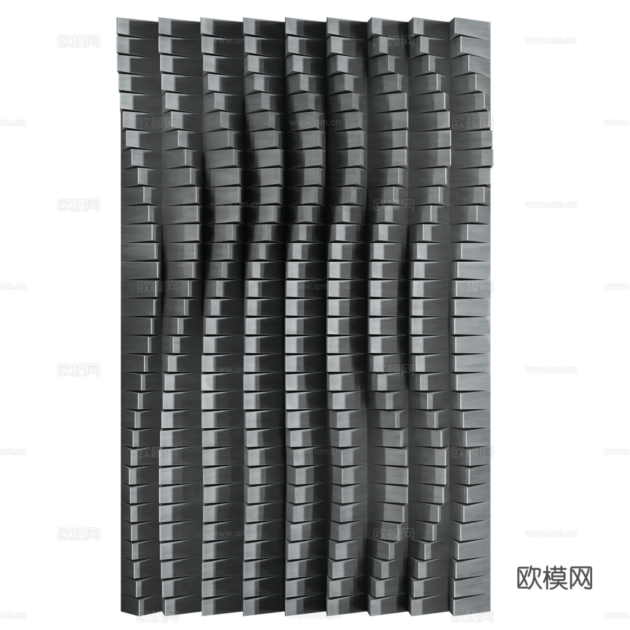 安娜·克鲁赫尔斯卡 01 墙面雕塑 Pano3d模型下载（渲染图2）