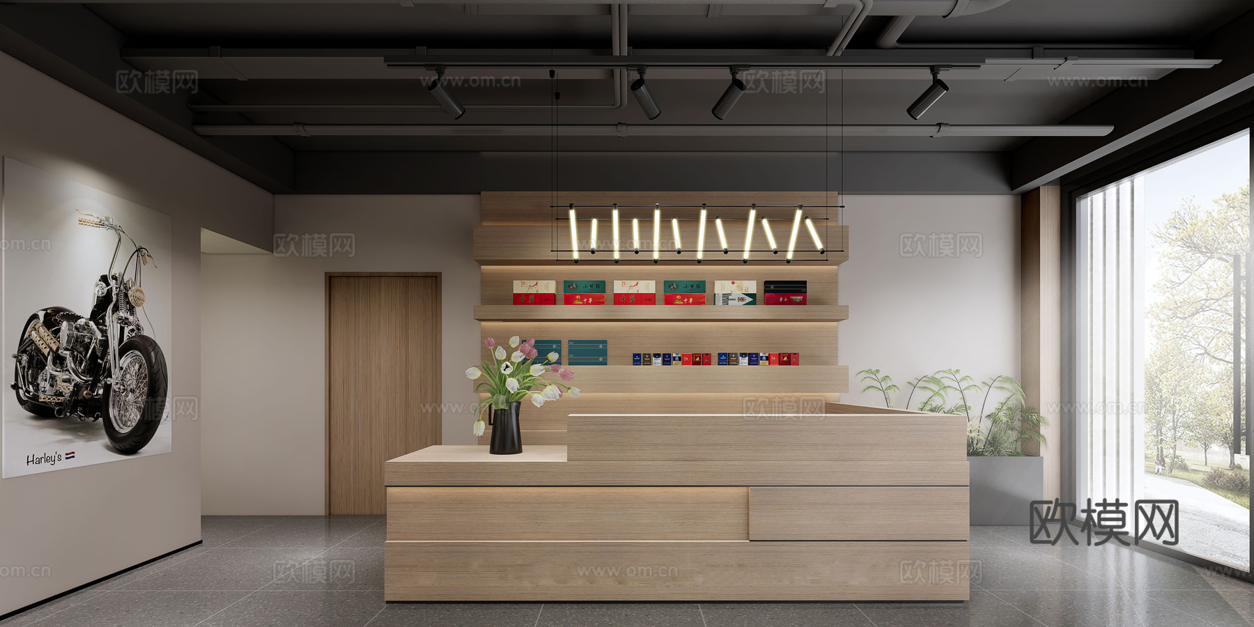 茶馆会所 最新全套施工图 效果图合集cad施工图