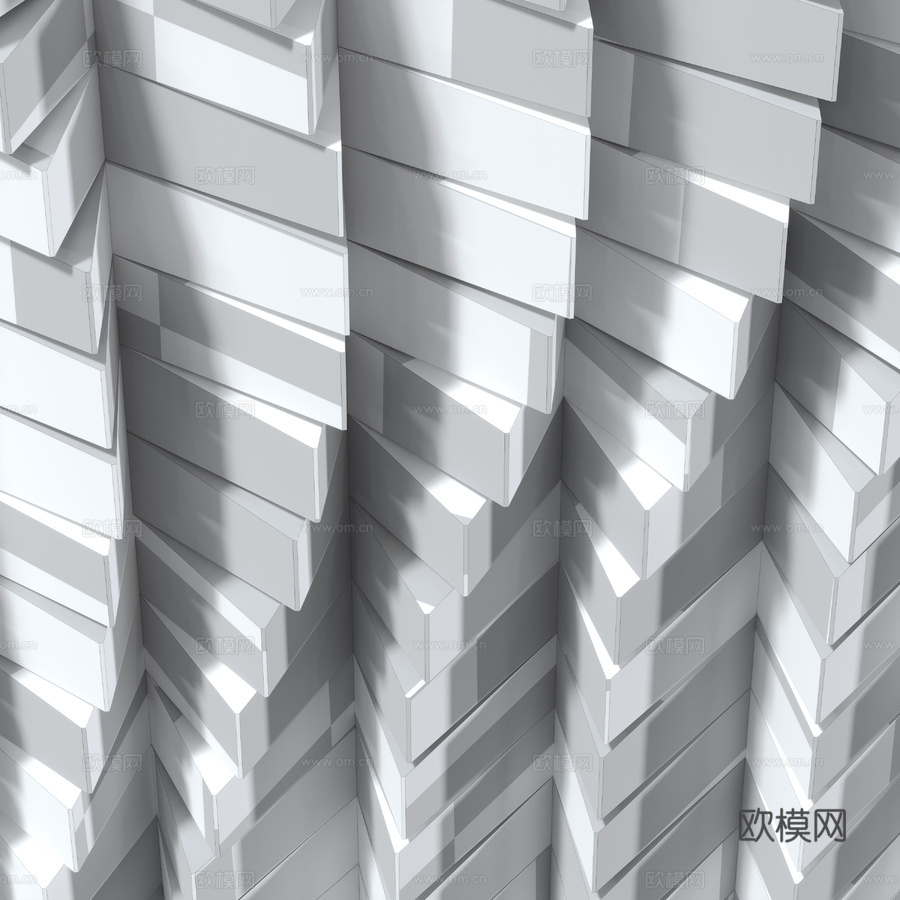 安娜·克鲁赫尔斯卡 01 墙面雕塑 Pano3d模型下载（渲染图7）