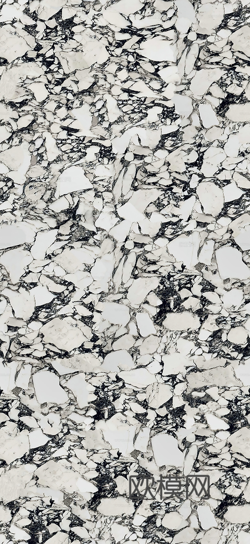 佛洛伊黑白石材