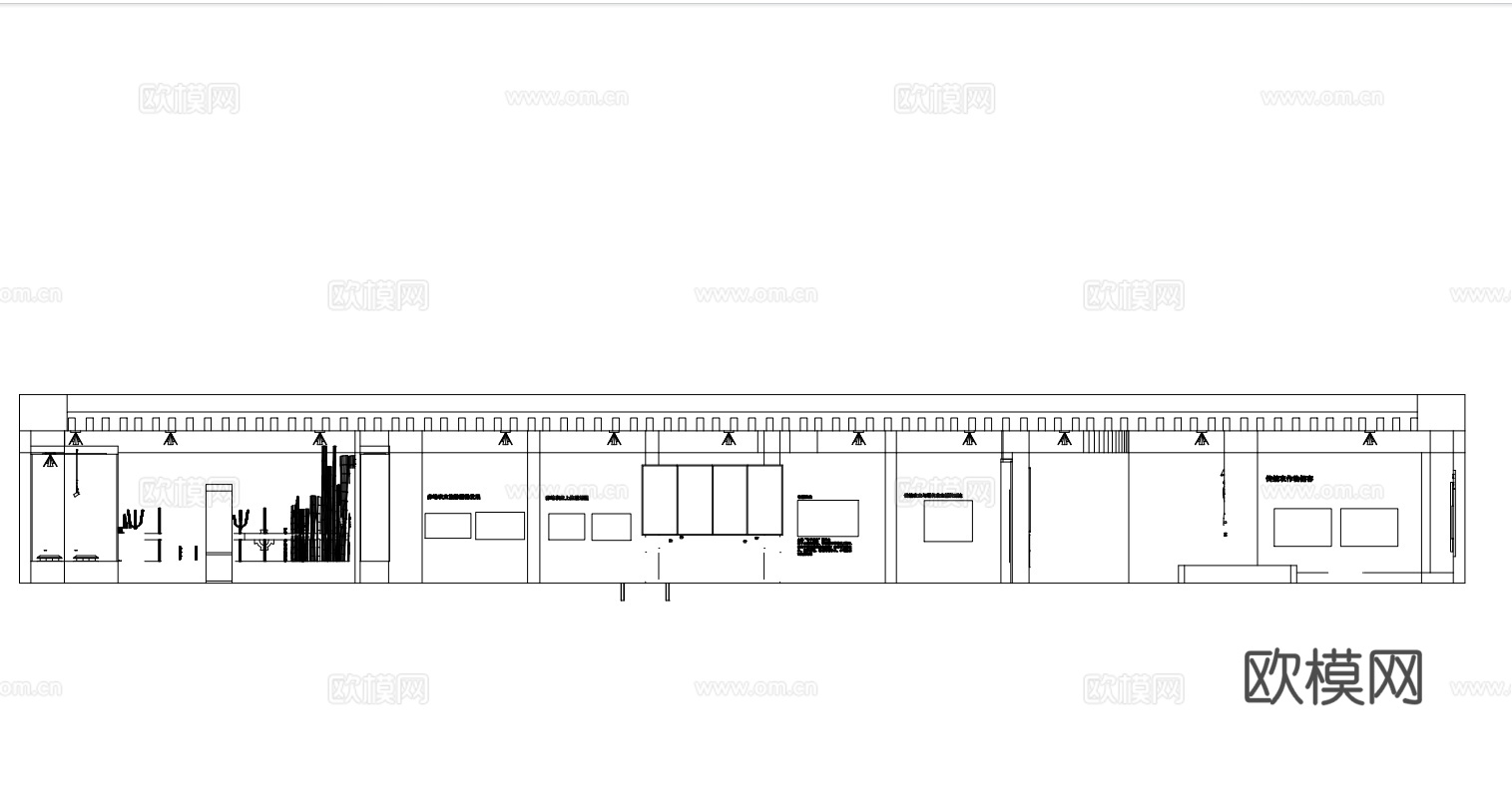 农耕博物馆平面图  博物馆平面图cad施工图cad施工图