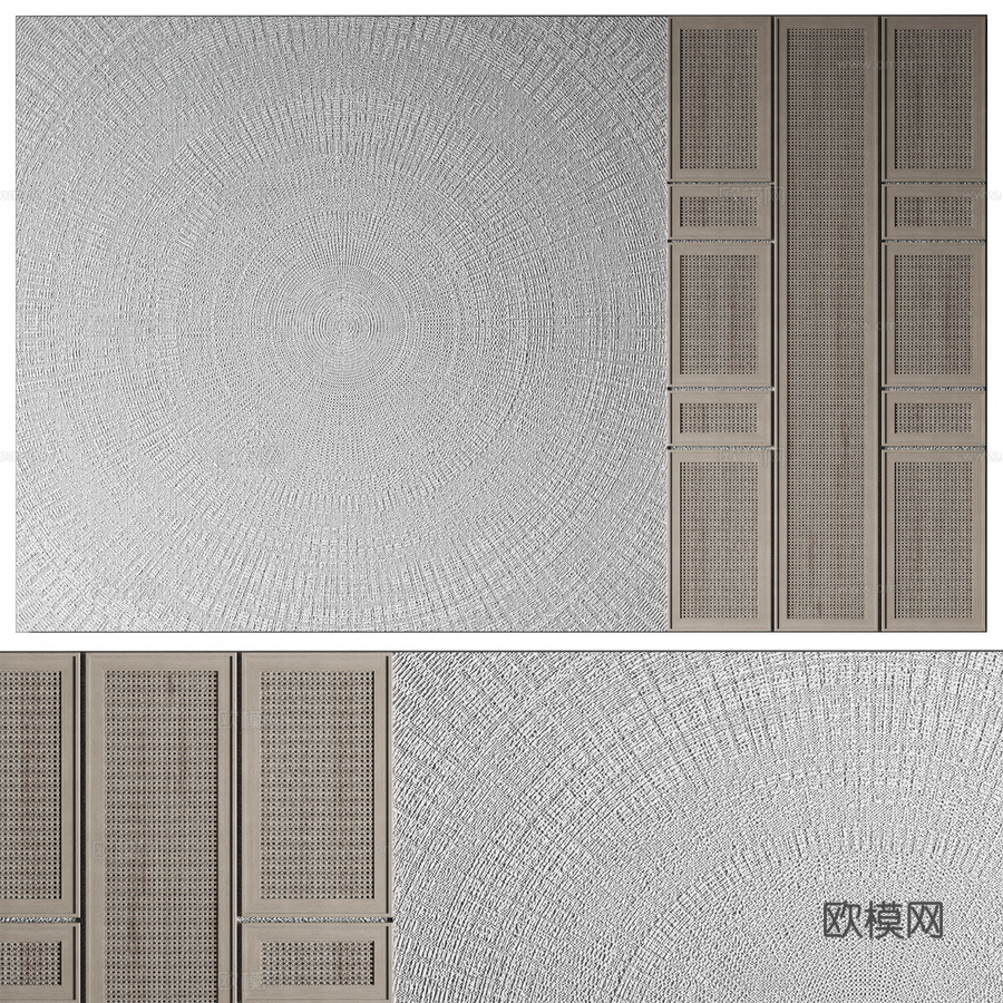 墙板 №33d模型下载（渲染图1）