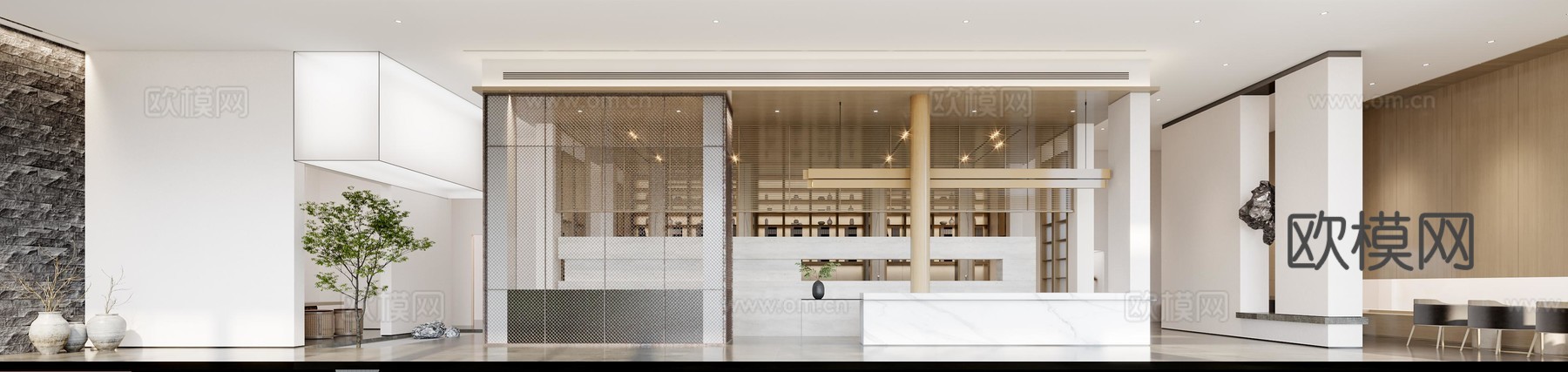 高档咖啡厅  最新全套施工图 效果图合集cad施工图