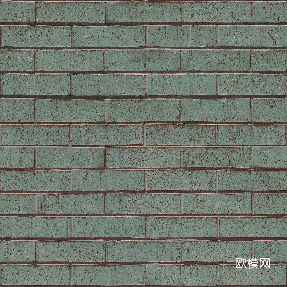 现代砖墙铺装