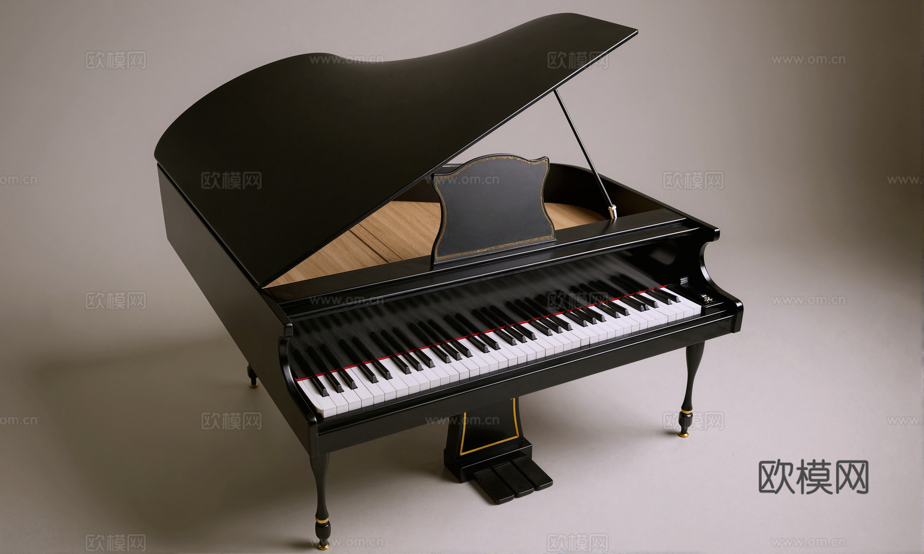 钢琴乐器su模型