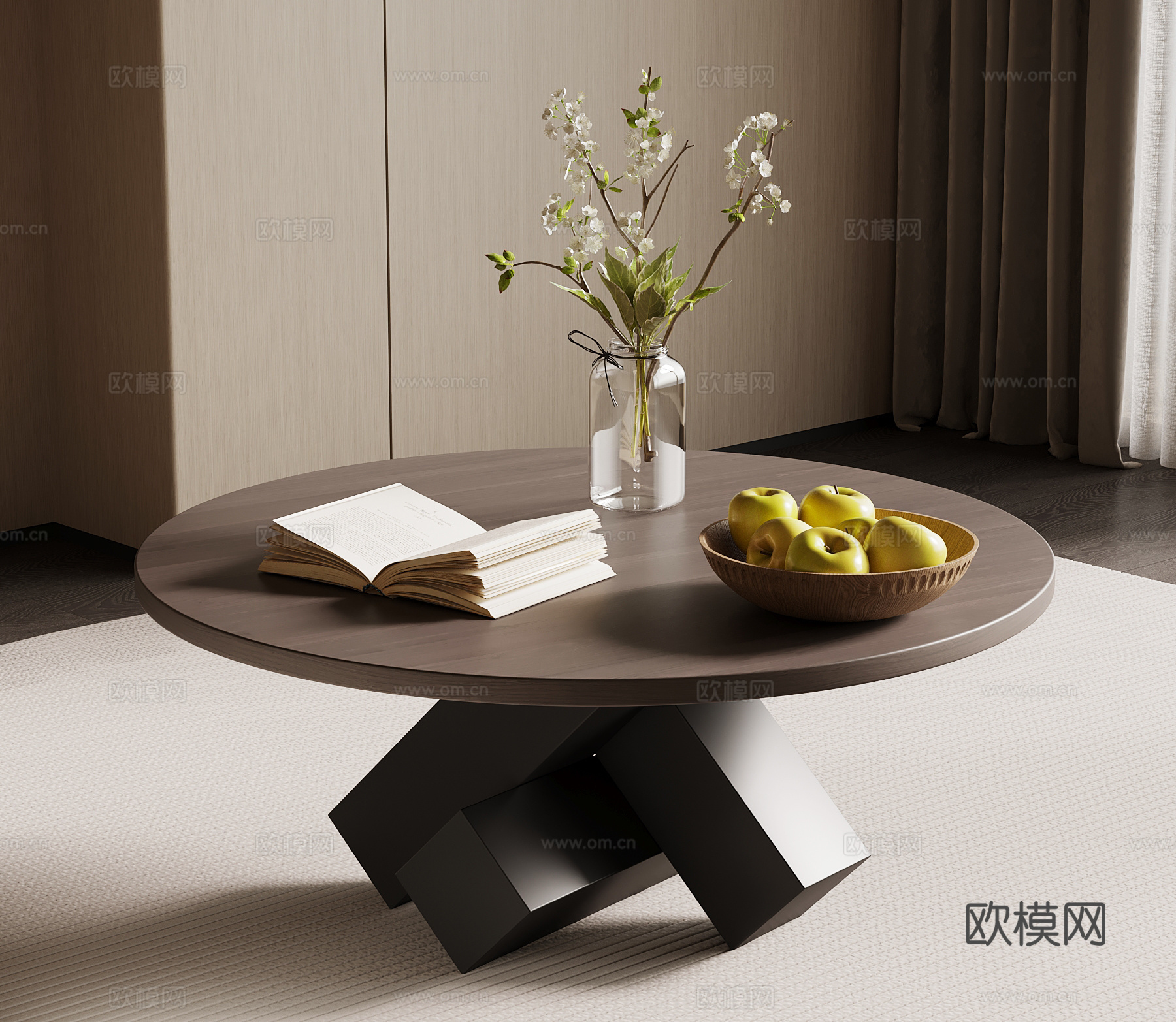 中古茶几su模型