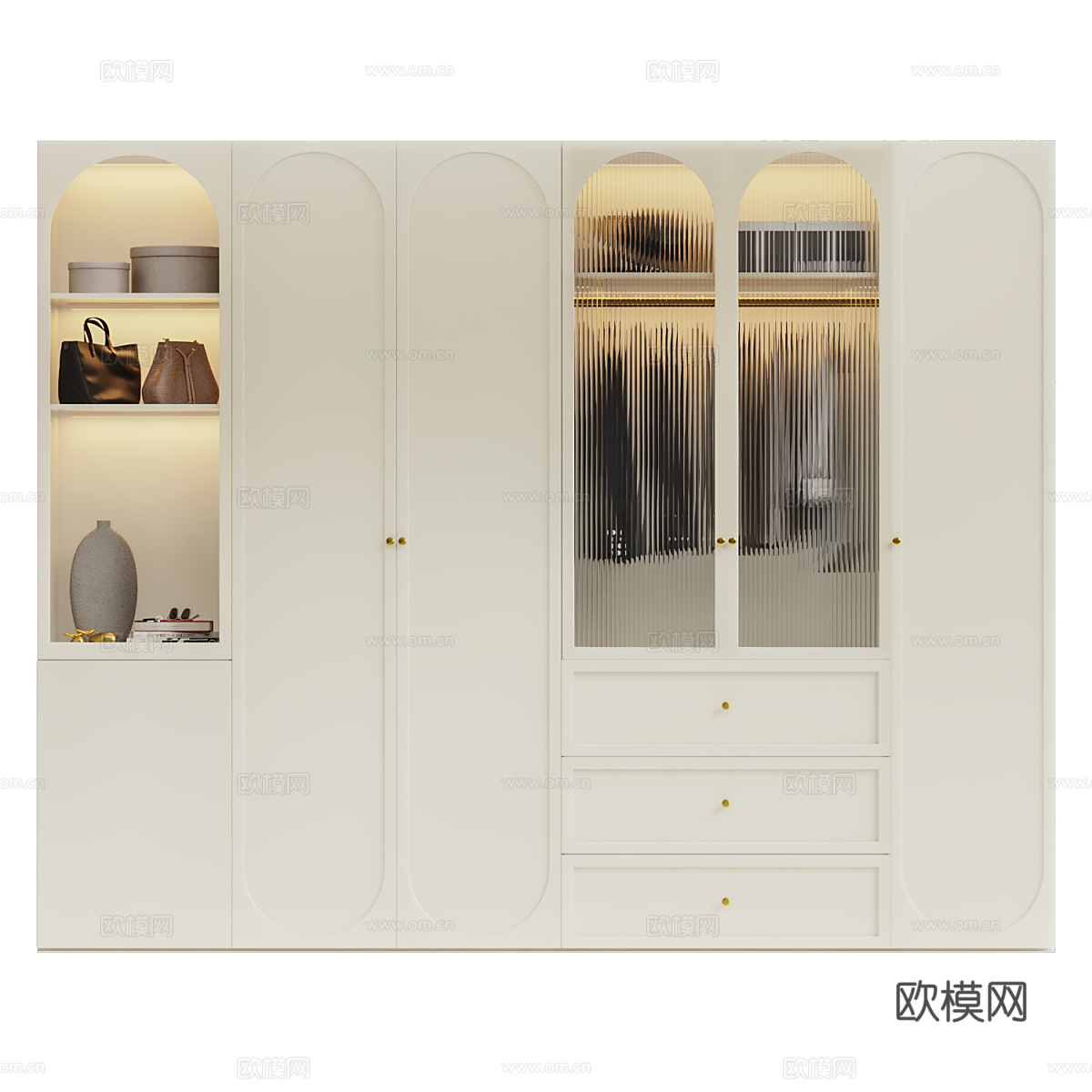 衣櫃3d模型下载